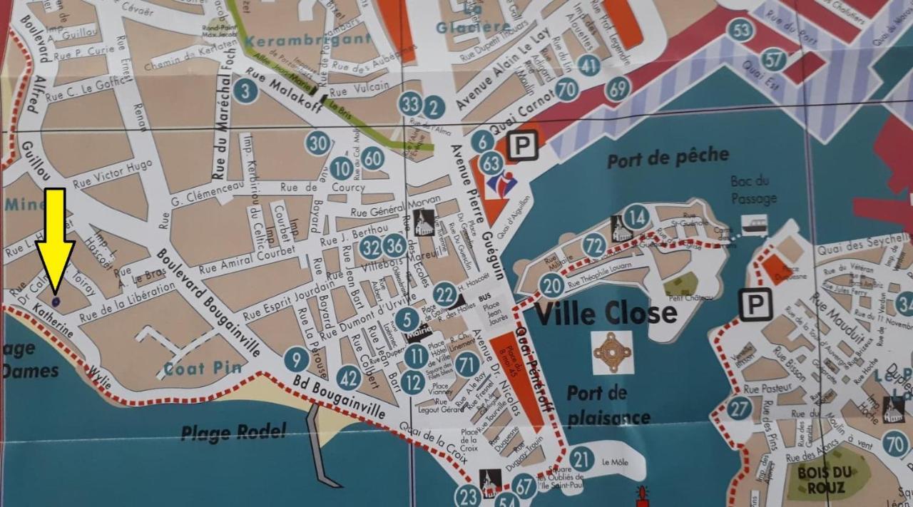 Studio Face A La Mer 孔卡尔诺 外观 照片